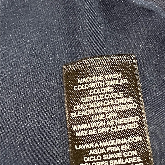 White House Black Market Midnight Blue DOUBLE BREASTED BLAZER WOMENS SIZE 10 - Picture 10 of 10